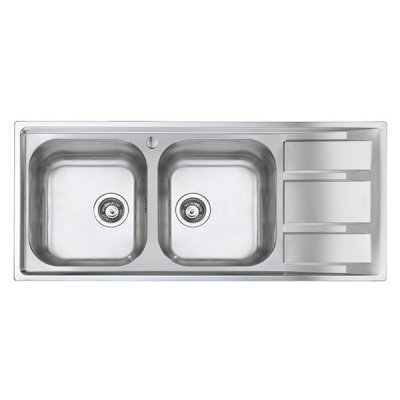 EVIER FM 116X50 2C 1E STD