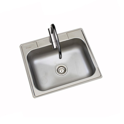 EVIER COIMBRA 63,5X55,9 AC VIDAGE/SIPHON
