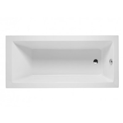 Baignoire acrylique VERTICE blanc rectangulaire 180x80 cm
