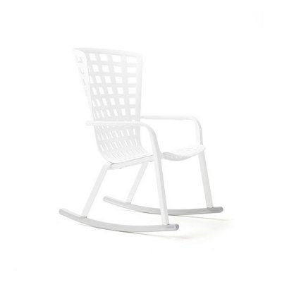 Kit basculant pour fauteuil fibre de verre FOLIO Blanc 119-112x72x91 cm
