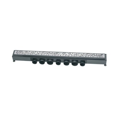 CANIVEAU EXPRESS EAU 800 MM GRILLE INOX GOUTTES D EAU