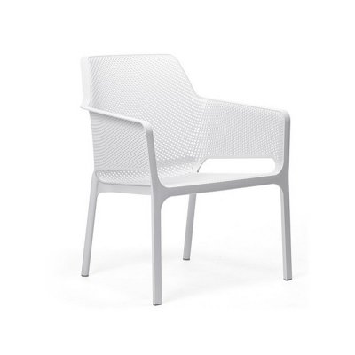 SIEGE NET RELAX BLANC+ASSISE ROSE