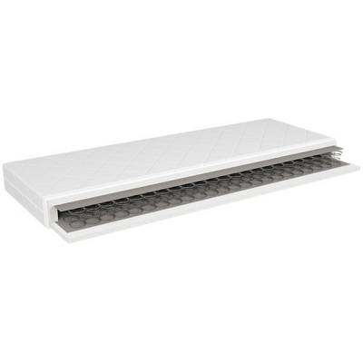 Matelas révisible en mousse polyuréthane ressorts Bonell H2 moyen MARFIK 120x200 cm