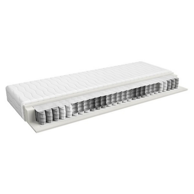 Matelas révisible en mousse polyuréthane 7 zones de confort H2 moyen PREMIA 120x200 cm