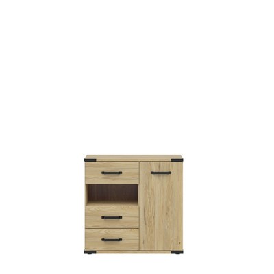 COMMODE LARA 1PORTE 3TIROIRS FRÊNE DE BIÉLORUSSE