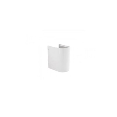 Demi colonne pour lavabo céramique NAU blanc avec kit de fixation 20.5x31.5x32 cm
