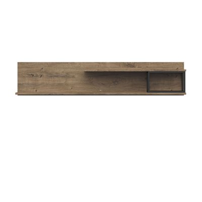 Etagère LUTON graphite/ marron chêne ribbeck marron 160 cm