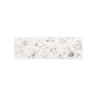 Faïence mat DM FLOWER WHITE 25x75 cm