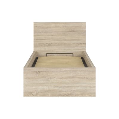 Lit TETRIX chêne sonoma avec coffre de rangement 90x200 cm