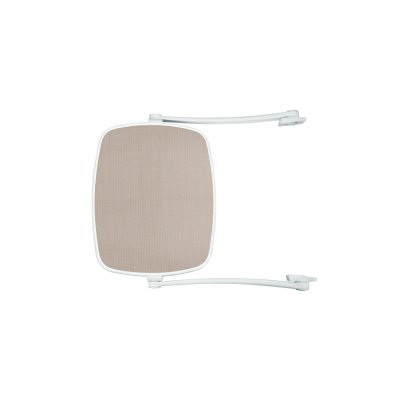 Parasol pour chaise longue ALFA/ EDEN/ TROPICO polypropylène et fibre de verre traité anti UV Blanc/ Tortora 69x41x53 cm