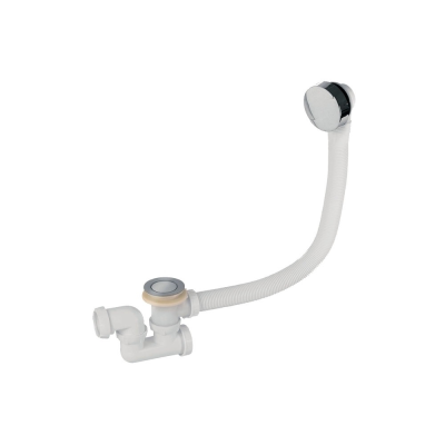 Vidage de baignoire à cable avec siphon orientable 700