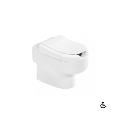 Cuvette simple NEW WCCARE blanc sortie horizontale