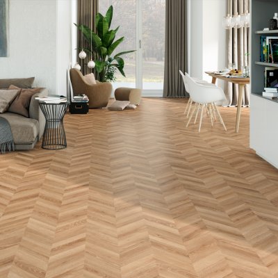 Parquet VARIOCLIC STANDARD 2G M2621C chêne chevron droit AC4 1203,5x191,7x8 mm