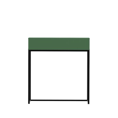 Console MODEO vert 80x42x78 cm 1 tiroir