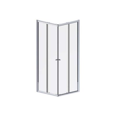 Cabine douche d angle SAFIRA chromée 80x80 cm
