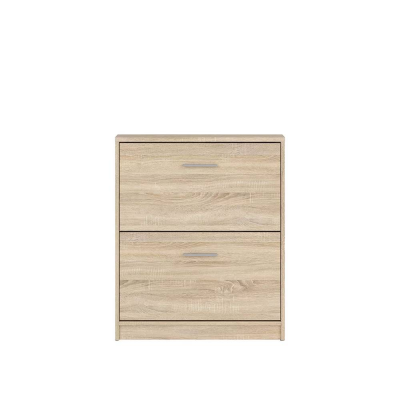 Meuble chaussures NEPO PLUS chêne sonoma 2 niveaux 70x84x27,5 cm