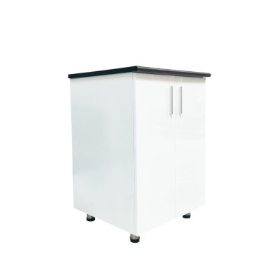 Elément bas avec 2 portes MOOVE 60 cm blanc	