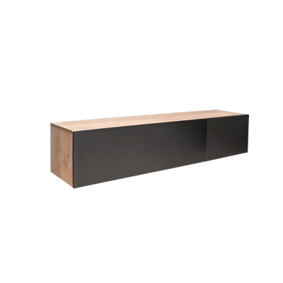 Meuble KOMPO L180 caisson safir façades noir