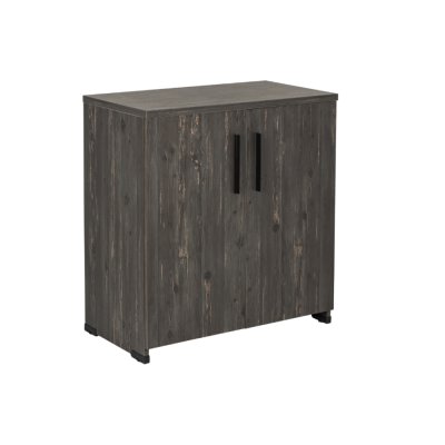 Armoire basse EKO H85xL80xP45 cm Rebab 2 portes Rebab