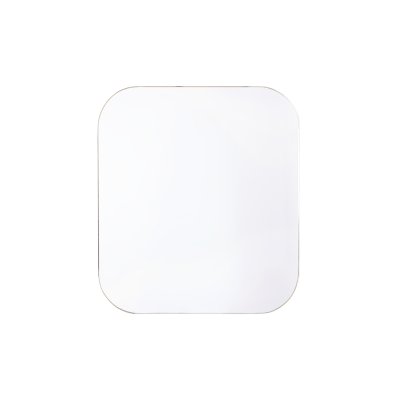 Miroir sans cadre support MDF revêtu de PVC SQUARE rectangulaire 43x38 cm