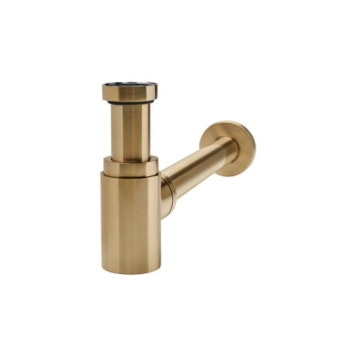 Siphon lavabo MINI LINEIS Laiton Doré