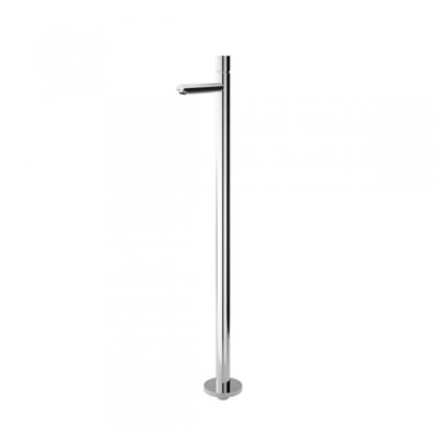 Mitigeur lavabo laiton SINGLE chromé avec fixation au sol